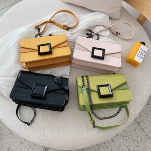 Gamloshoe Pattern PU Leather Crossbody Bags For Women